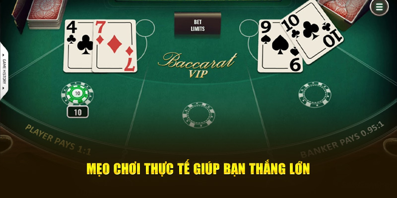 Mẹo chơi Baccarat thực tế tại King88 