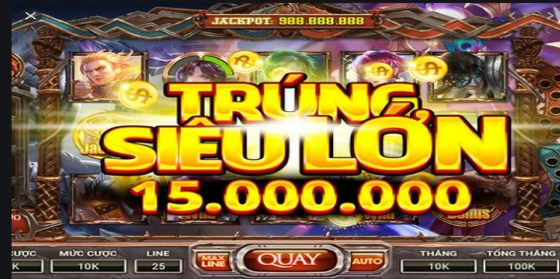 Giải thưởng trúng Jackpot cực khủng